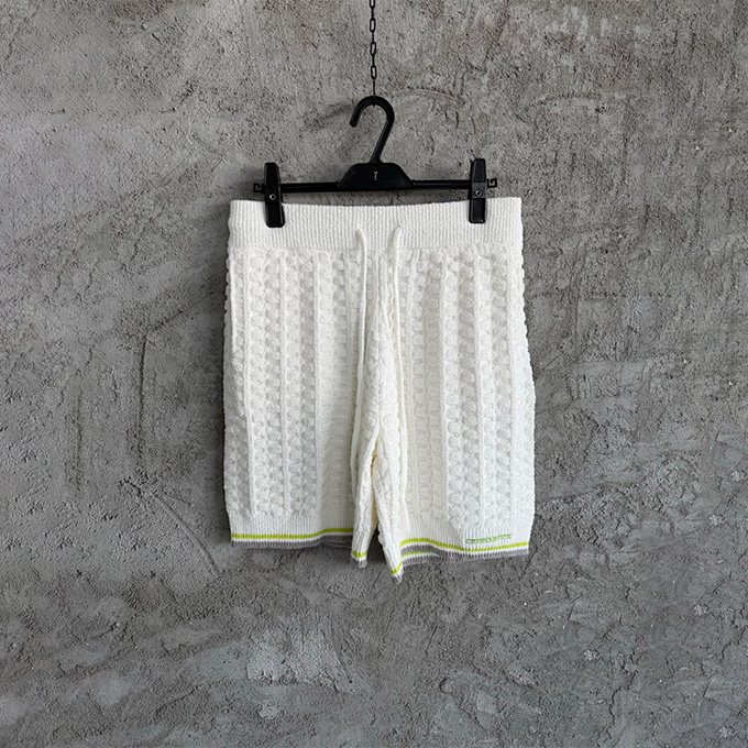 casablanca cable-knit shorts